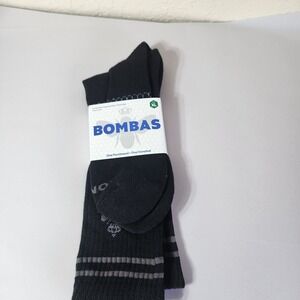 Bombas Sock Tech Socks Men's XL Black Calf Socks One Pair